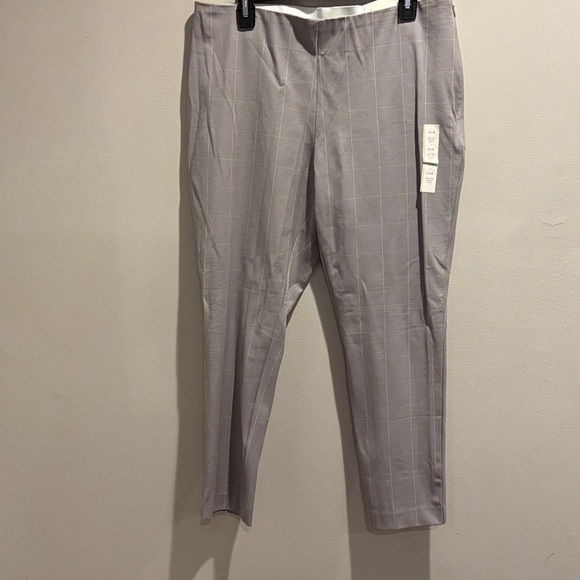 Women’s size 14 R Gray Checkered Pants - Picture 1 of 6